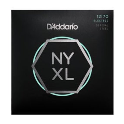 D'Addario NYXL Nickel Wound Pedal Steel NYXL1270PS NYXL Nickel Wound Pedal Steel Custom Medium 12-70 D'Addario NYXL Nickel Wound Pedal Steel NYXL1270PS NYXL Nickel Wound Pedal Steel Custom Medium 12-70