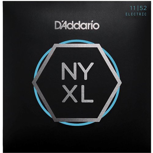D'Addario NYXL1152 - NYXL Electric Guitar Strings Nickel Wound Medium Top / Heavy Bottom 11-52 D'Addario NYXL1152 - NYXL Electric Guitar Strings Nickel Wound Medium Top / Heavy Bottom 11-52
