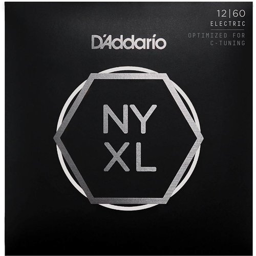 D'Addario NYXL1260 - NYXL Electric Guitar String Nickel Wound Extra Heavy 12-60 D'Addario NYXL1260 - NYXL Electric Guitar String Nickel Wound Extra Heavy 12-60