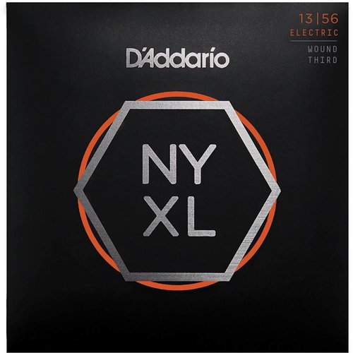 D'Addario NYXL1356W - NYXL Nickel Wound Electric Guitar Strings Medium Wound 3rd 13-56 D'Addario NYXL1356W - NYXL Nickel Wound Electric Guitar Strings Medium Wound 3rd 13-56