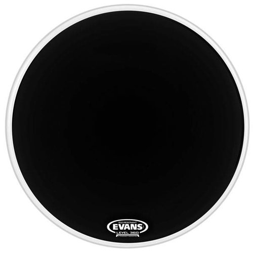 Evans Evans 22" EQ3 Resonant Black No-port Evans Evans 22" EQ3 Resonant Black No-port