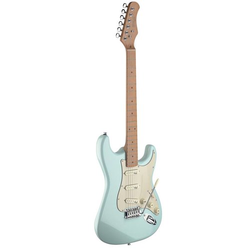 Stagg SES50M-SNB Vintage Style Electric Guitar with Solid Alder Body - Sonic Blue Stagg SES50M-SNB Vintage Style Electric Guitar with Solid Alder Body - Sonic Blue
