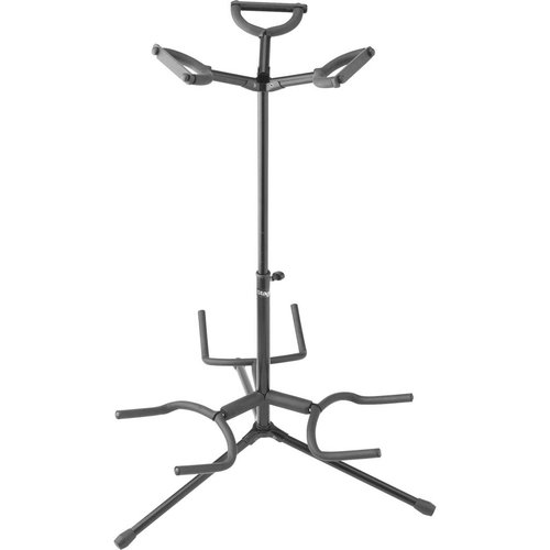 Stagg SG-A300BK Triple Guitar Stand with Folding Legs - Black Stagg SG-A300BK Triple Guitar Stand with Folding Legs - Black