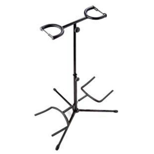 Stagg SG-A200BK Double Guitar Stand with Neck Support - Black Stagg SG-A200BK Double Guitar Stand with Neck Support - Black