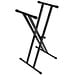 On-Stage Stands KS7191 Double-X Keyboard Stand -200lbs