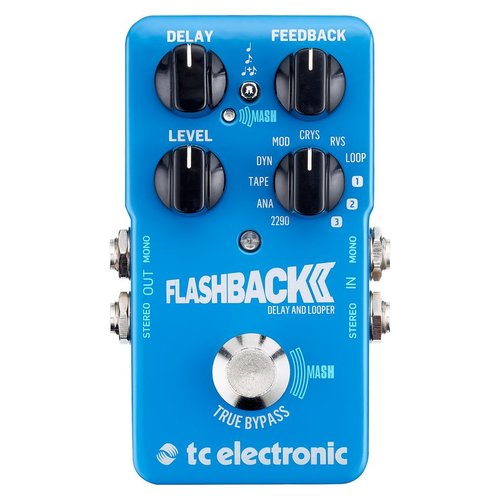 TC Electronic TC-FLASHBACK2 Flashback 2 Delay and Looper TC Electronic TC-FLASHBACK2 Flashback 2 Delay and Looper