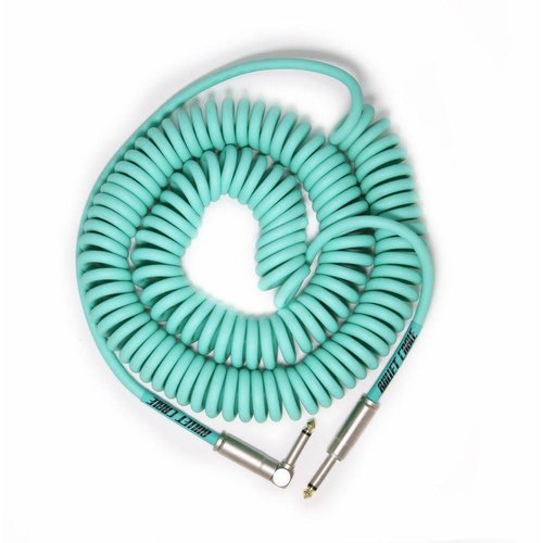 Bullet Cable BC-30CCSEA 30' Seafoam Green R/A Coil Cable Bullet Cable BC-30CCSEA 30' Seafoam Green R/A Coil Cable