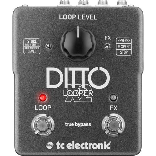 TC Electronic TC-DITTOX2LOOPER Ditto X2 Looper TC Electronic TC-DITTOX2LOOPER Ditto X2 Looper