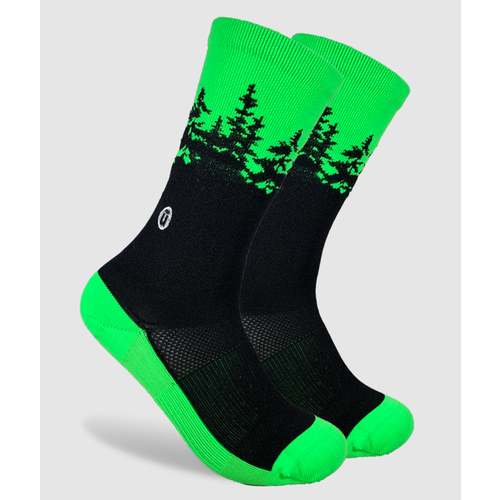 Endur Endur Crew 6" Socks (Black/Green)