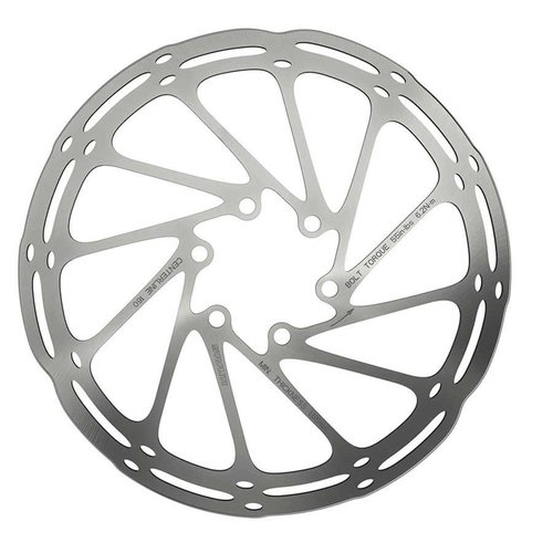 SRAM Rotor de frein a disque SRAM Centerline Arrondi ISO 6B 180mm SRAM Rotor de frein a disque SRAM Centerline Arrondi ISO 6B 180mm