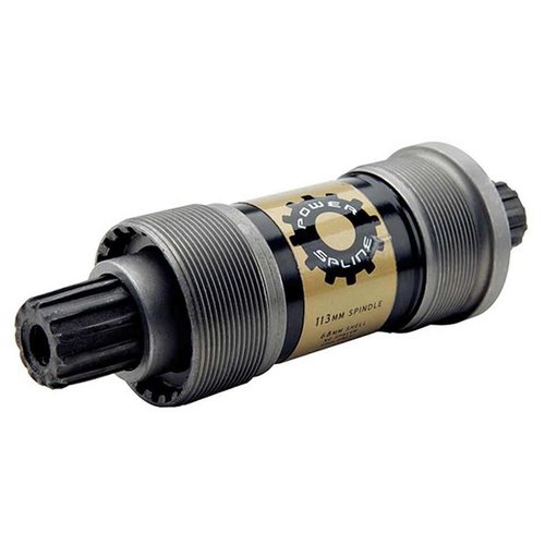 Truvativ Jeu de pédalier Truvativ Power Spline BSA 68mm 113mm Acier Gris Truvativ Jeu de pédalier Truvativ Power Spline BSA 68mm 113mm Acier Gris