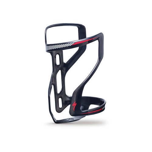 Specialized Porte-bidon Specialized Zee Cage II Carbon Droit Carbon/Blanc/Rouge Specialized Porte-bidon Specialized Zee Cage II Carbon Droit Carbon/Blanc/Rouge