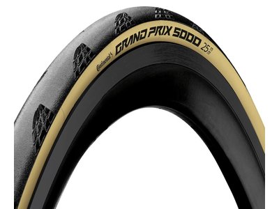 Continental Continental Grand Prix 5000 700x25C Ltd Edition BlackChili Tire (Black/Cream)