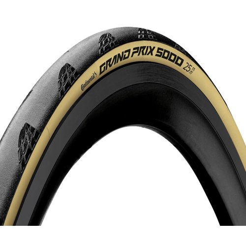 Continental Continental Grand Prix 5000 700x25C Ltd Edition BlackChili Tire (Black/Cream)