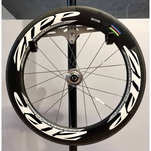 Zipp Roue Zipp 808 à Boyau avec Moyeu Powertap/Shimano