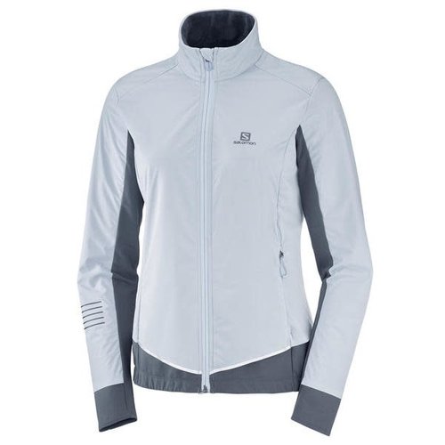 Salomon Salomon Lightning Lightshell Woman Jacket Powder Blue Salomon Salomon Lightning Lightshell Woman Jacket Powder Blue