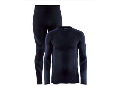 Craft Craft Core Dry Fuseknit Base Layer Set Black/Grey