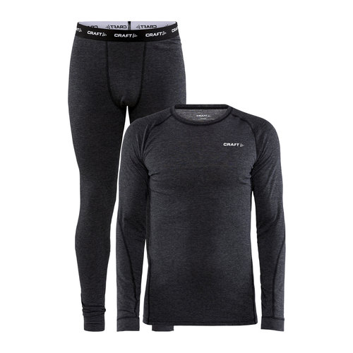 Craft Ensemble sous-vêtement Craft Core Merino Noir Homme Craft Ensemble sous-vêtement Craft Core Merino Noir Homme