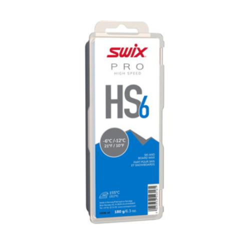 Swix Fart de glisse Swix HS6 Bleu -6°C/-12°C 180g Swix Fart de glisse Swix HS6 Bleu -6°C/-12°C 180g