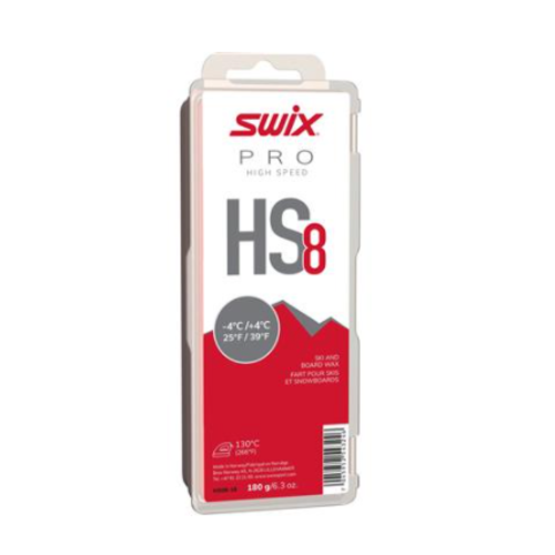 Swix Fart de glisse Swix HS8 Rouge +4/-4C 180g Swix Fart de glisse Swix HS8 Rouge +4/-4C 180g