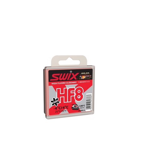 Swix Fart de glisse Swix HF8X Rouge +4c/-4c 40g Swix Fart de glisse Swix HF8X Rouge +4c/-4c 40g