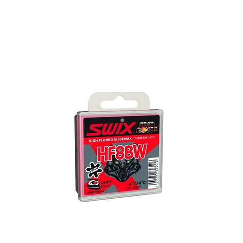 Swix Fart de glisse Swix HF 8 BW Rouge 4/-4 40g Swix Fart de glisse Swix HF 8 BW Rouge 4/-4 40g