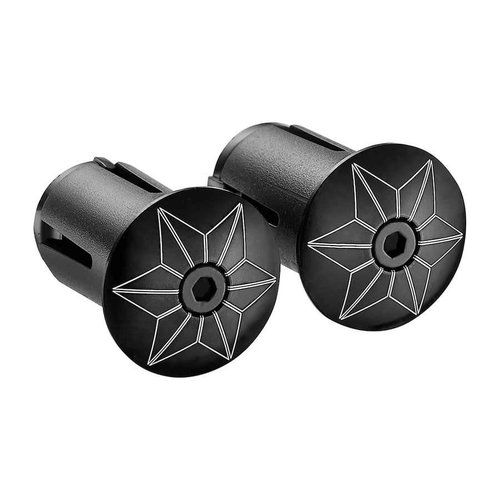 Supacaz Embouts de guidon Supacaz Star Plugz Ano Noir (paire) Supacaz Embouts de guidon Supacaz Star Plugz Ano Noir (paire)
