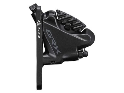 Shimano Shimano, GRX BR-RX400, Road Hydraulic Disc Brake, Front, Flat mount, 140 or 160mm (not included), Black