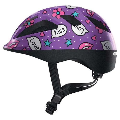 Abus Abus Smooty 2.0 Kids Helmet (Purple kisses)