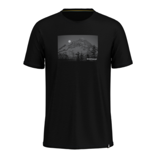Smartwool Smartwool Merino Mount Hood Moon T-Shirt Black Smartwool Smartwool Merino Mount Hood Moon T-Shirt Black