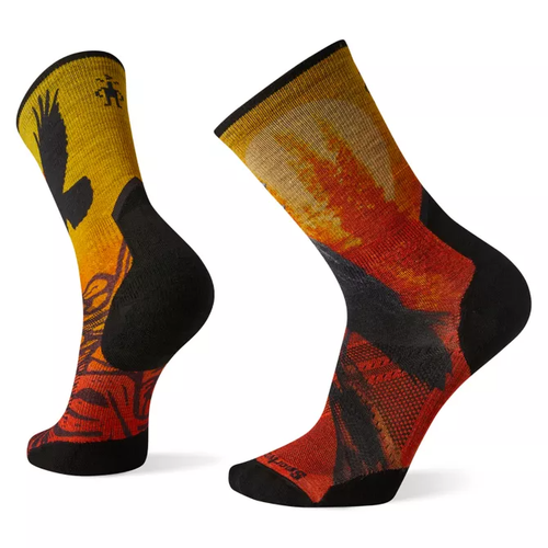 Smartwool Bas Smartwool PhD Pro Endurance Krar Print/Tandoori Orange Smartwool Bas Smartwool PhD Pro Endurance Krar Print/Tandoori Orange