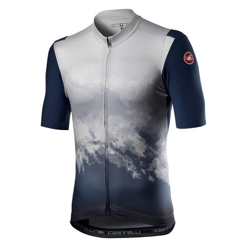 Castelli Castelli Polvere Jersey Grey/Blue Castelli Castelli Polvere Jersey Grey/Blue