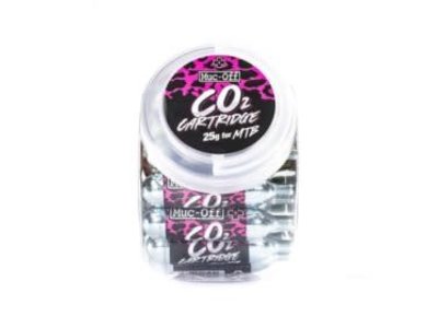 Muc-Off Cartouche Co2 Muc-Off 25g Avec filets 25pcs