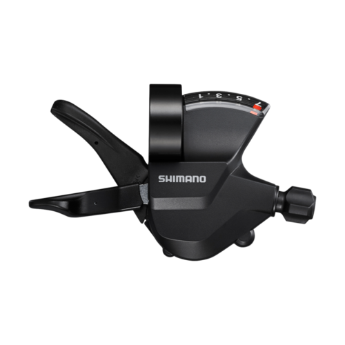 Shimano Levier de vitesse droit Shimano SL-M315-7R, 7vit. Rapidefire Plus Shimano Levier de vitesse droit Shimano SL-M315-7R, 7vit. Rapidefire Plus