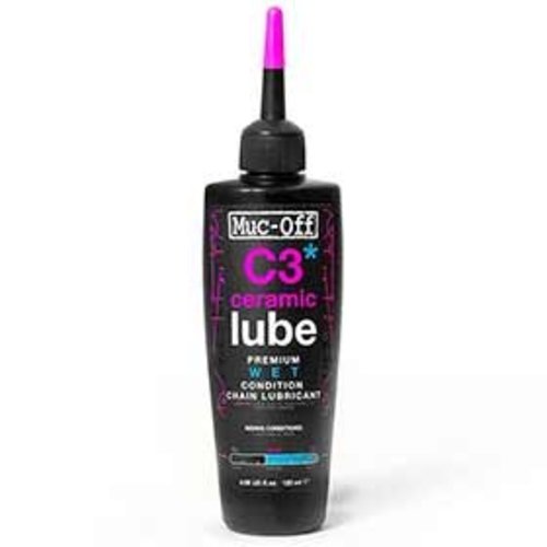 Muc-Off Lubrifiant à chaîne Muc-Off C3 Wet Ceramic 120ml