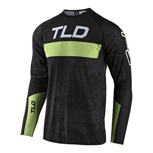 Troy Lee Designs TLD Sprint Ultra Grime Long Sleeve Jersey Black/Green Troy Lee Designs TLD Sprint Ultra Grime Long Sleeve Jersey Black/Green
