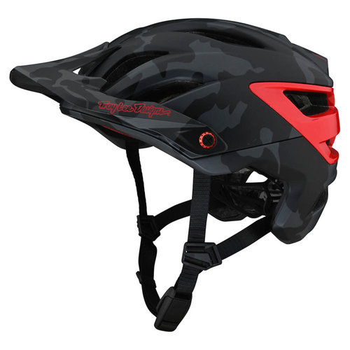 Troy Lee Designs Troy Lee Designs A3 Uno MIPS MTB Helmet (Camo Black/Red)