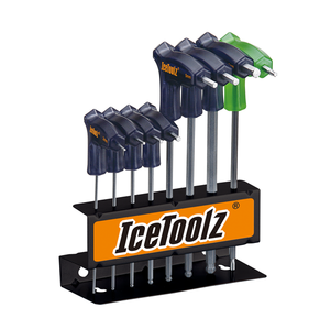 Ice Toolz Kit de clés IceToolz Twinhead - Clé Hex 2/2.5/3/4/5/6/8mm/Torx T-25