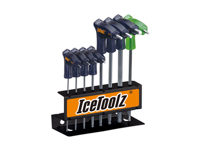 Ice Toolz kit de clés IceToolz Twinhead - Clé Hex 2/2.5/3/4/5/6/8mm Torx T-25