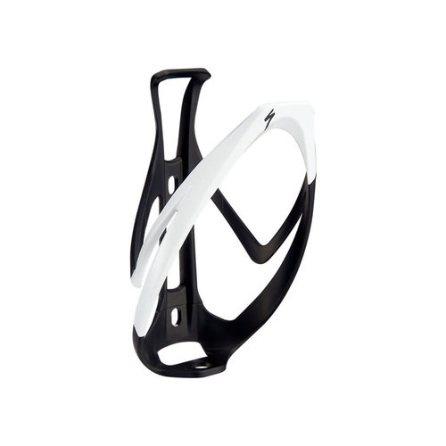 Specialized Porte-bidon Specialized Rib Cage 2 Noir Mat/Blanc