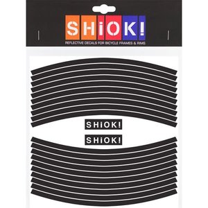 Shiok! Bandes réfléchissantes pour roue Shiok! Noir