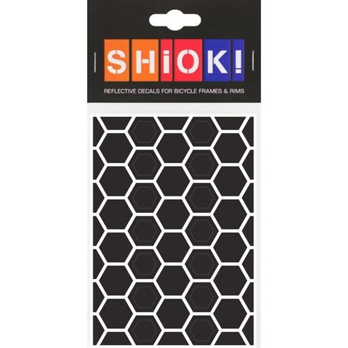 Shiok! Collants réfléchissants hexagonaux Shiok! Noir