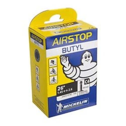 Michelin Chambre à air Michelin Airstop Butyl Presta 40mm 700x18-25C Michelin Chambre à air Michelin Airstop Butyl Presta 40mm 700x18-25C
