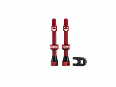 Cushcore Ensembles de valves tubeless CushCore 55mm (Rouge)