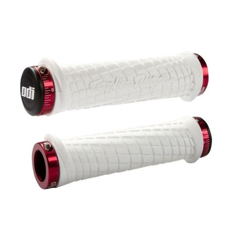 Odi Poignée ODI Troy Lee Design 130mm Blanc/Rouge Odi Poignée ODI Troy Lee Design 130mm Blanc/Rouge