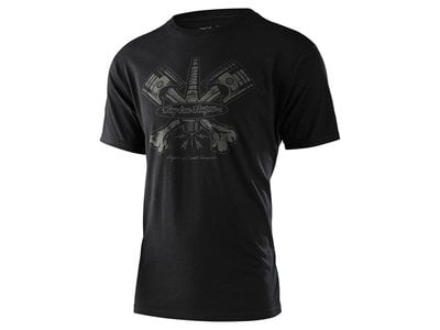 Troy Lee Designs T-Shirt SS Troy Lee Designs Piston Bone Noir