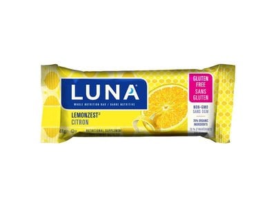 Clif Bar Barre Clif Luna Lemon Zest sans gluten 48g