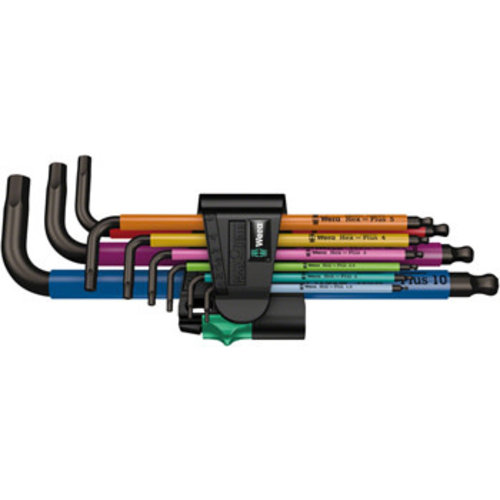 Wera Jeu de clés hexagonales Wera 950/9 Hex-Plus SB Wera Jeu de clés hexagonales Wera 950/9 Hex-Plus SB