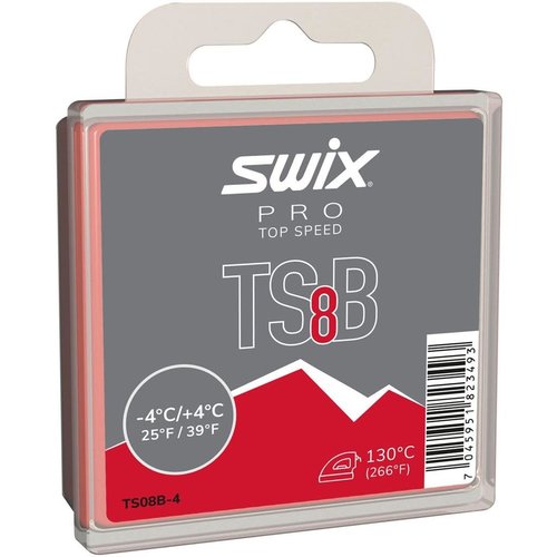 Swix Fart de glisse Swix TS8 Noir -4/+4C 40g Swix Fart de glisse Swix TS8 Noir -4/+4C 40g