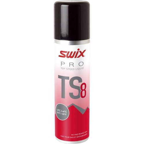 Swix Fart de glisse Swix TS8 Liquide Rouge -4/+4C 125ml Swix Fart de glisse Swix TS8 Liquide Rouge -4/+4C 125ml